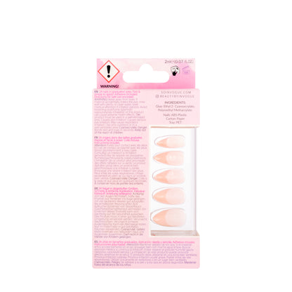 Invogue Classic French Nails Natural Pink (Oval) 223