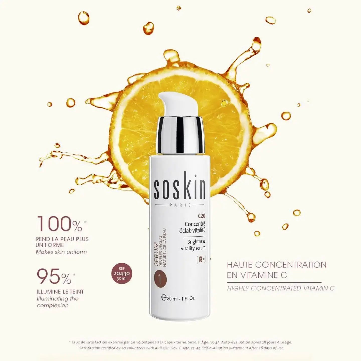 Soskin Brightness Vitality Serum 30 m