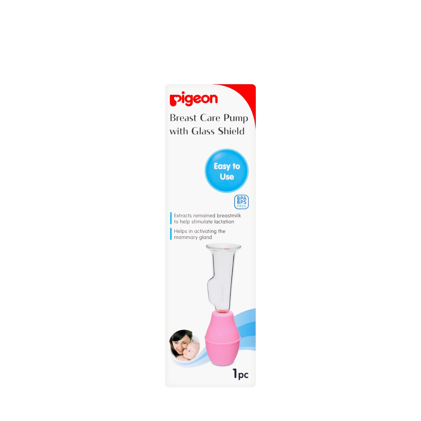 Pigeon Breast Care Pump With Glass Shield [167512]