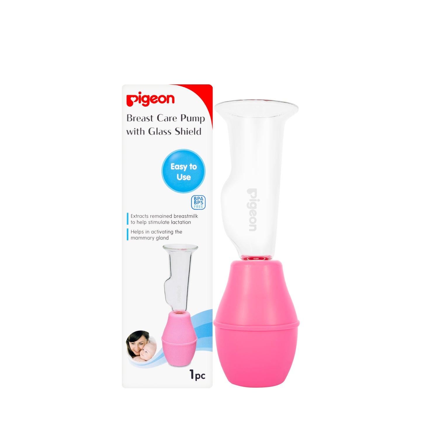 Pigeon Breast Care Pump With Glass Shield [167512]