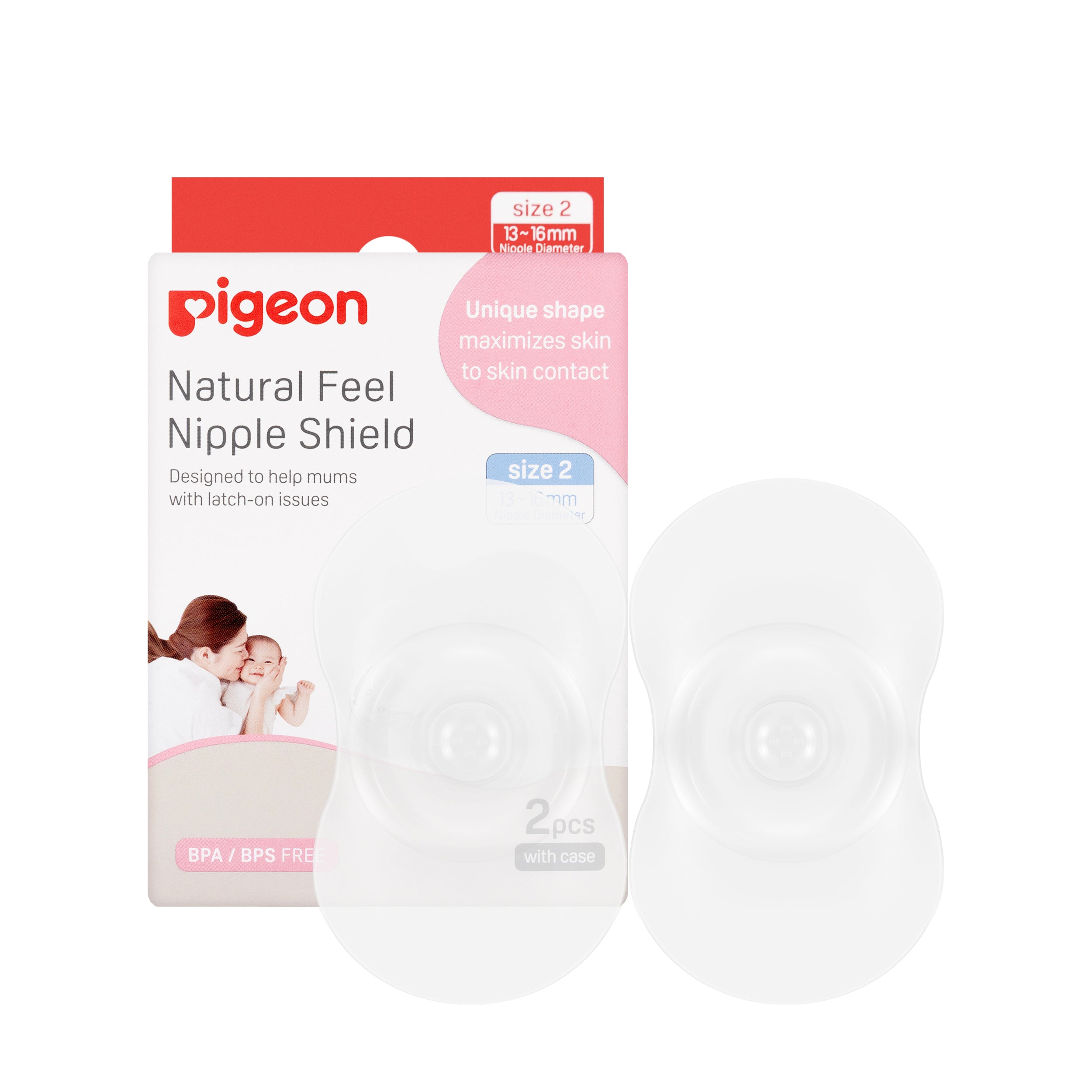 Pigeon Natural Fit Nipple Shield 13mm 2 Pieces [646/960]