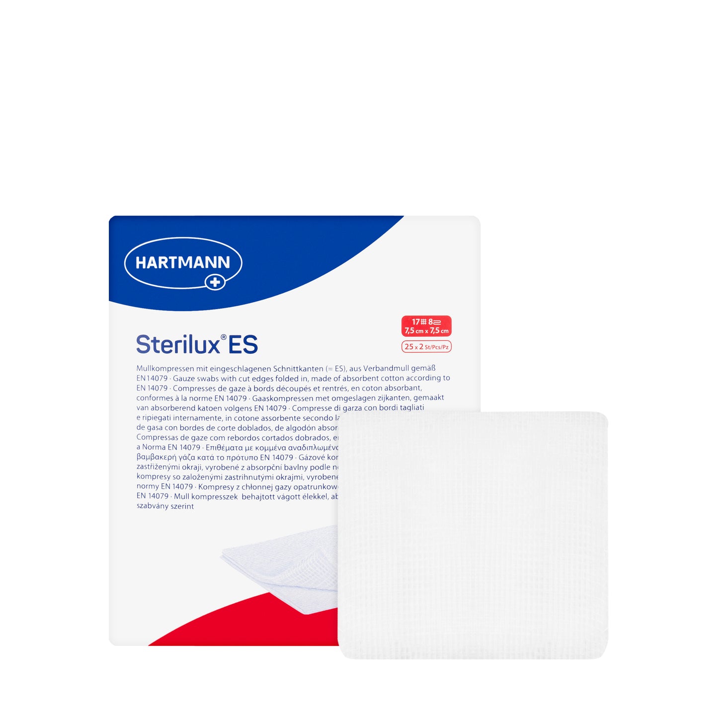 Hartmann Sterlx Sterile 7.5 X 7.5 Cm [25X2 Pieces]