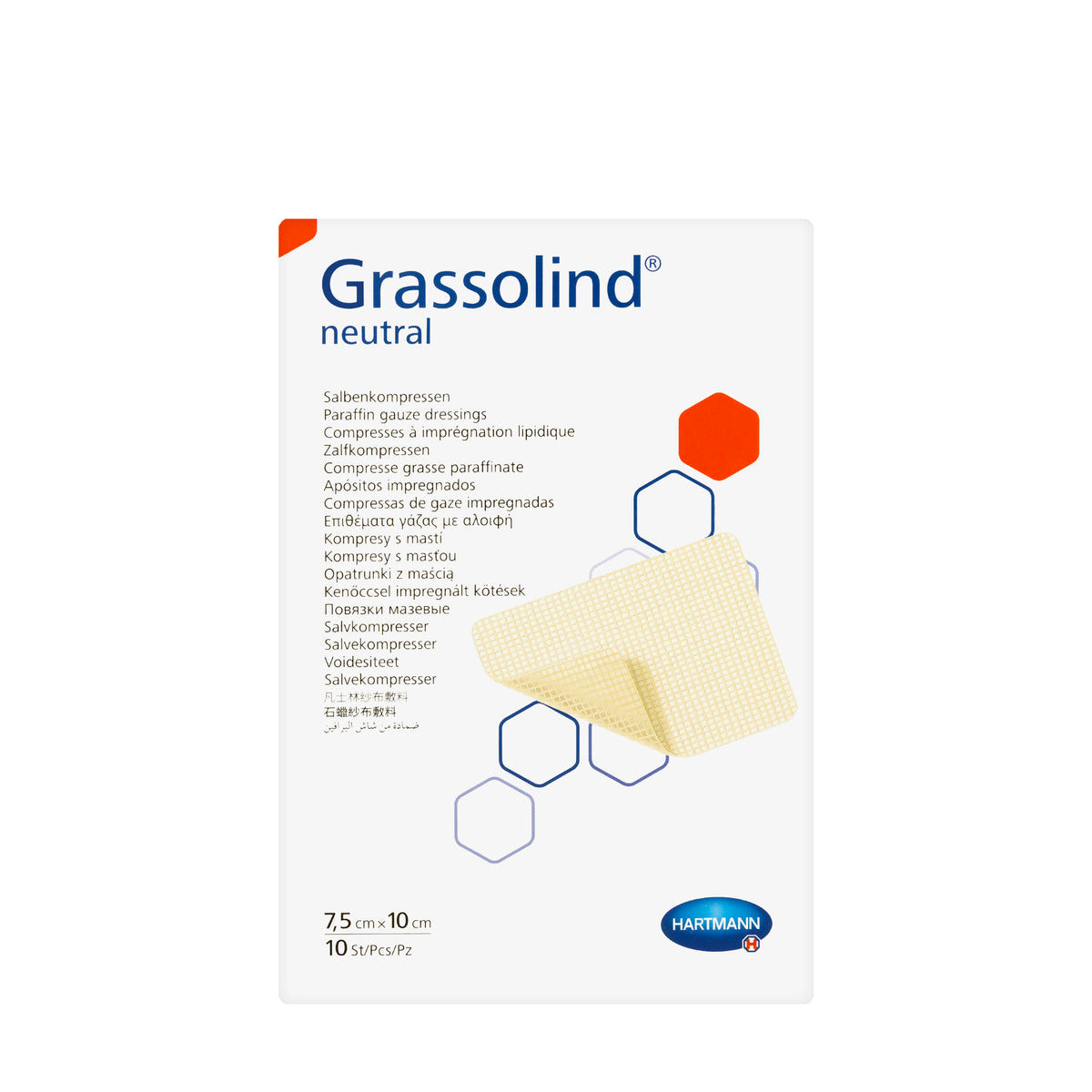 Hartmann Grassolind 7.5X10Cm 10 Pieces