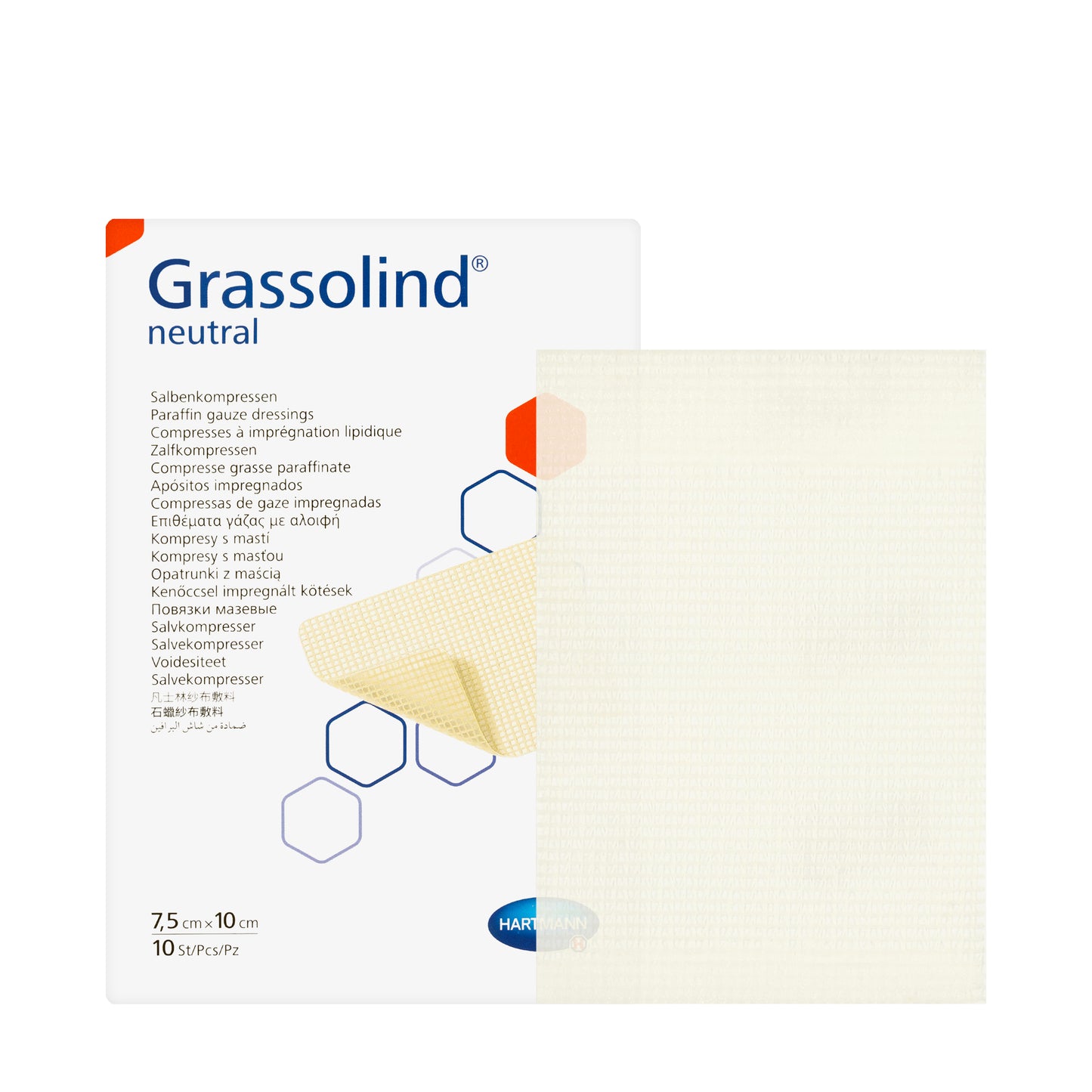 Hartmann Grassolind 7.5X10Cm 10 Pieces