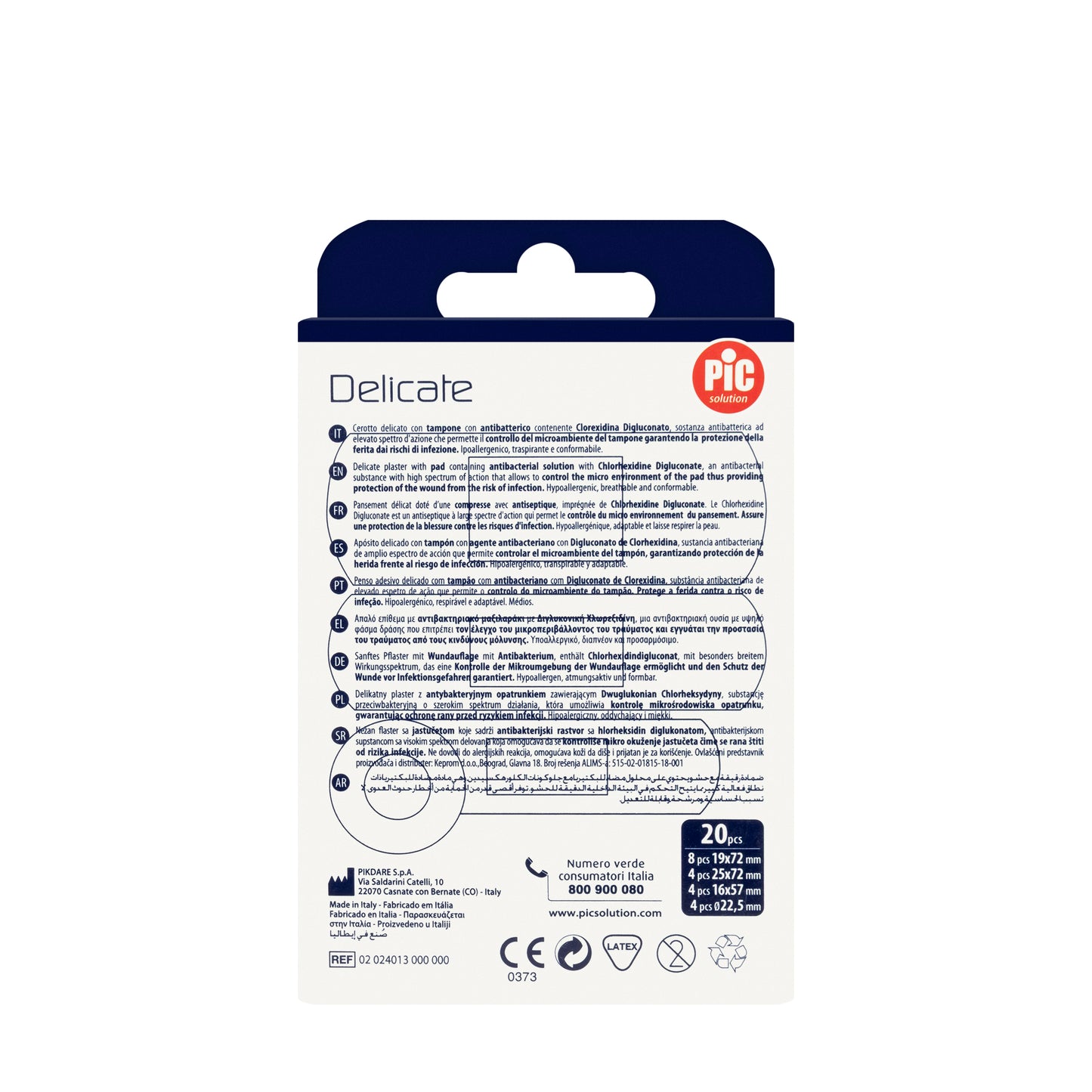 Pic Solution Delicate Plaster Mix 20 Pieces