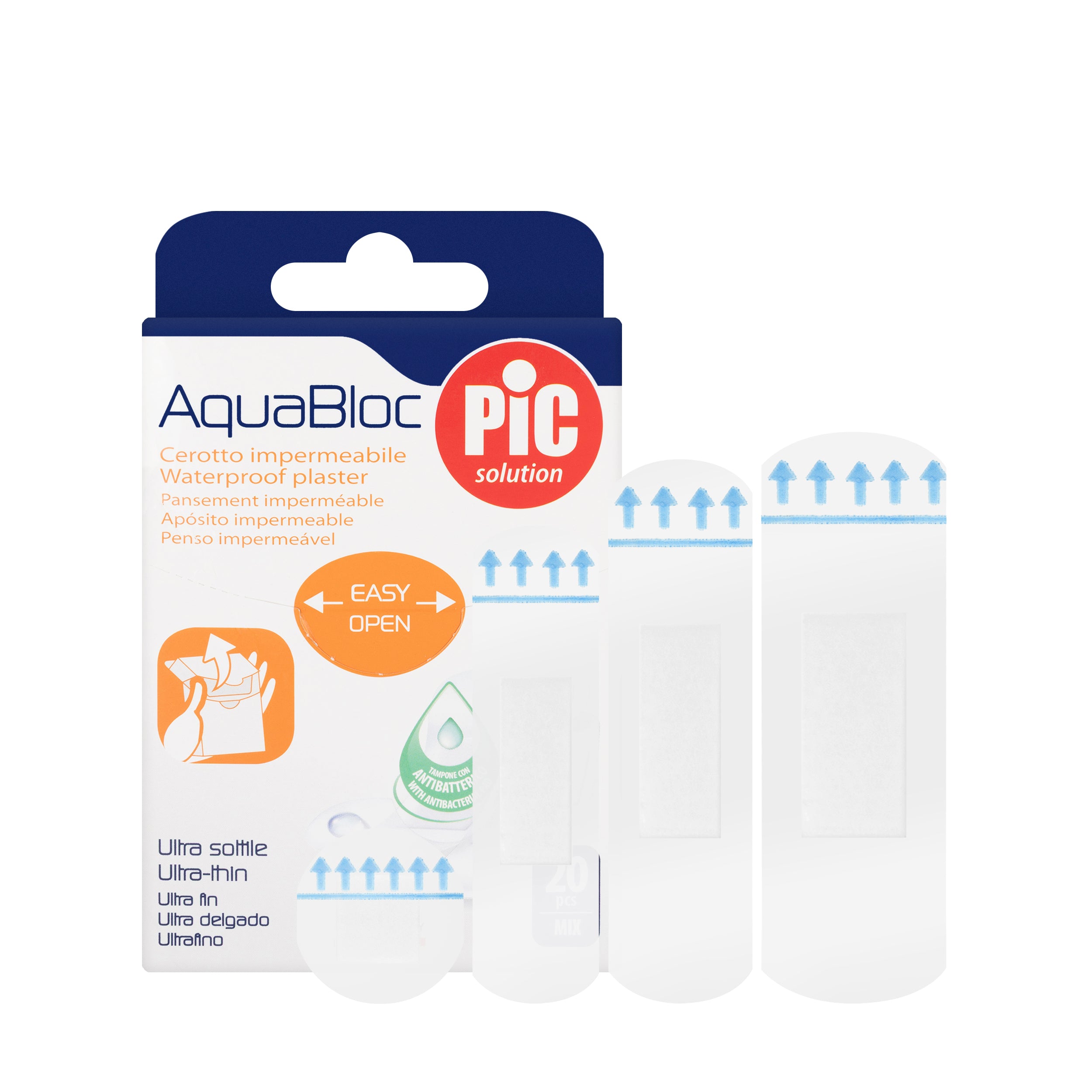 Pic Solution AquaBloc Mix waterproof Plaster 20 Pieces