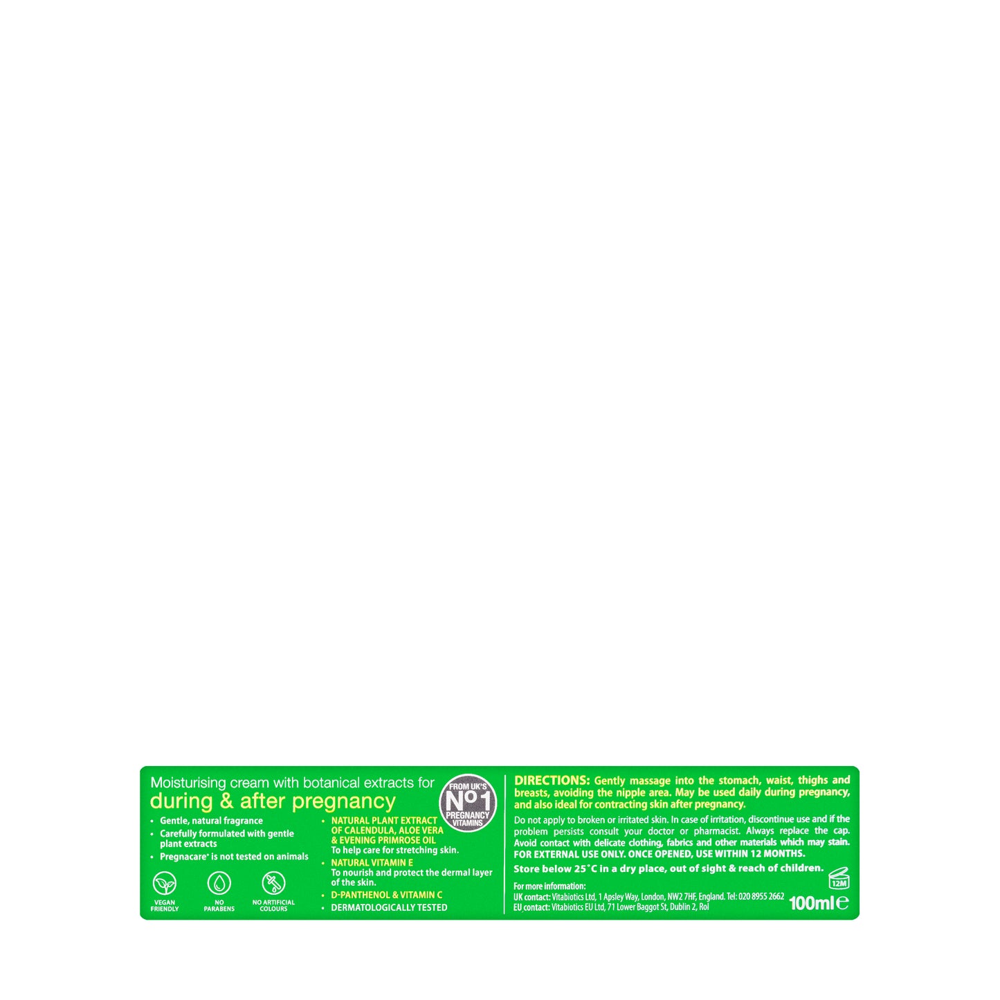 Vitabiotics Pregnacare Cream 100Ml