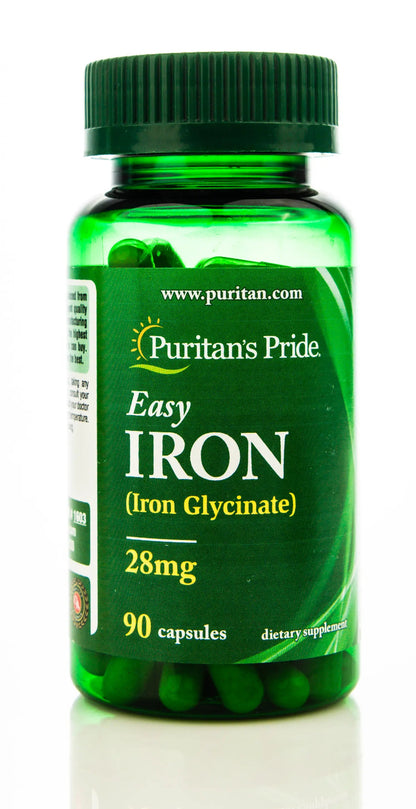 Puritan's Pride Easy Iron 28mg  90 Capsules