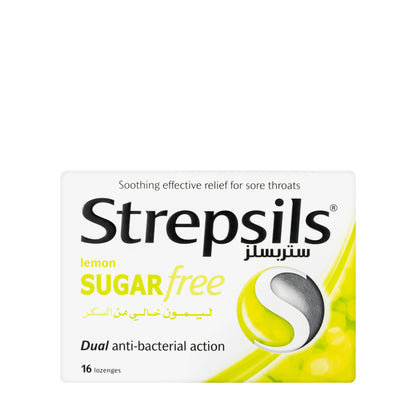 Strepsils Lemon & Herb Sugar Free 16 Lozenges