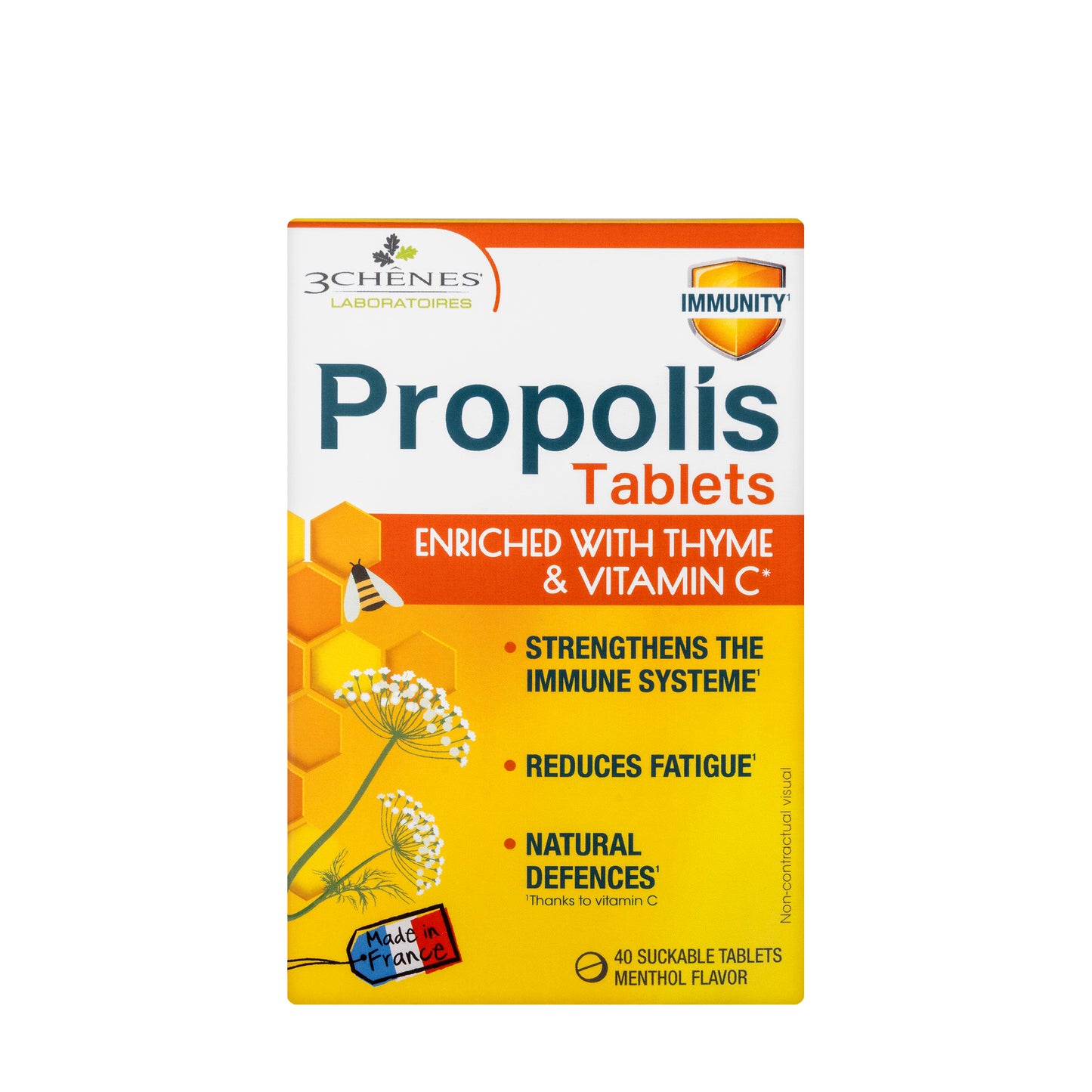 3 Chenes Propolis 40 Lozenges