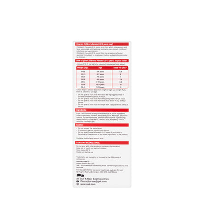 Panadol Child Syrup 100Ml