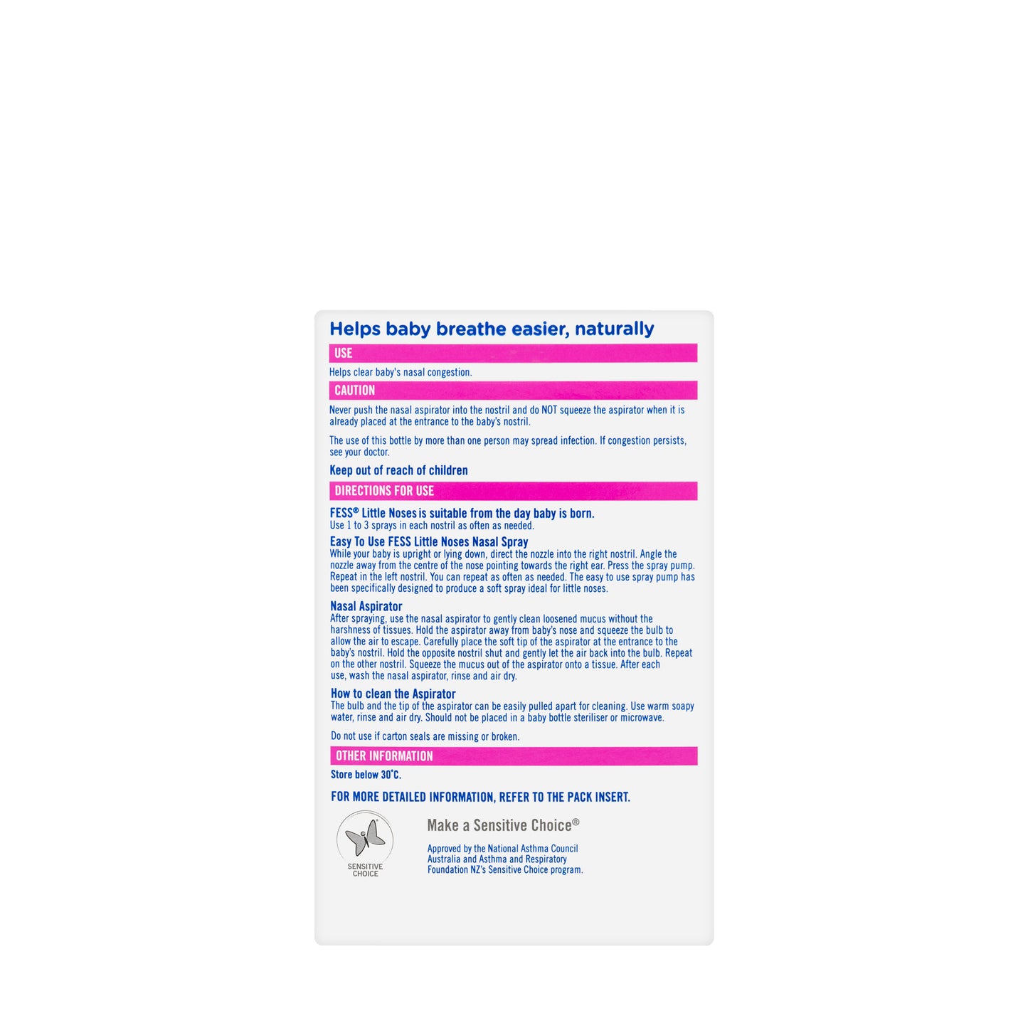 Fess Little Nose Spray 15Ml [with Aspirator]