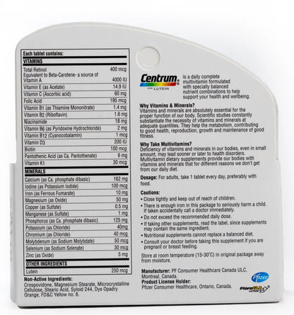 Centrum Lutein 30 Tablet