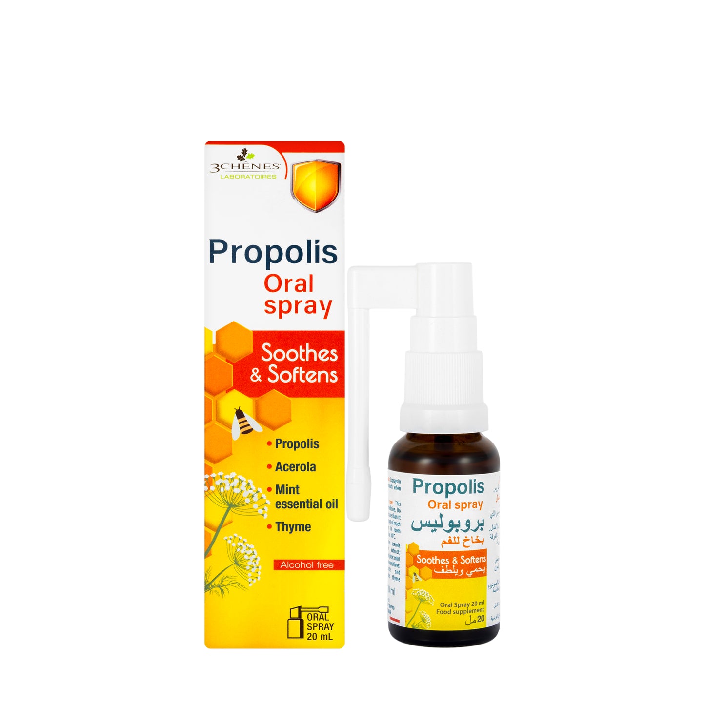 3 Chenes Propolis Oral Spray 20 Ml