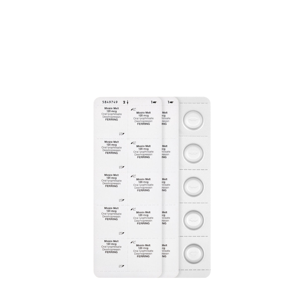 Minirin Melt 120Mcg 30 Tablets