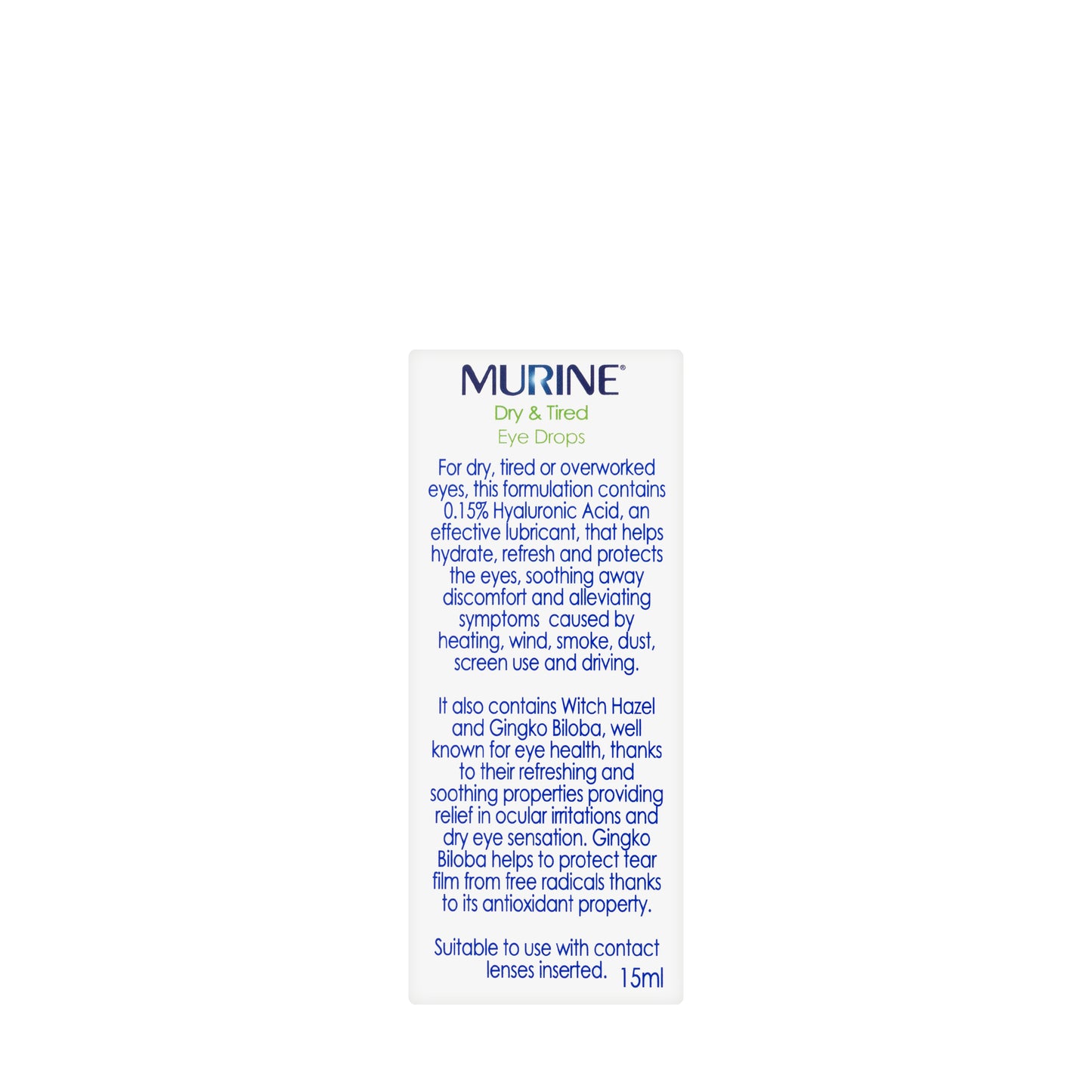 Murine Dry And Tired Eye Drops 15Ml