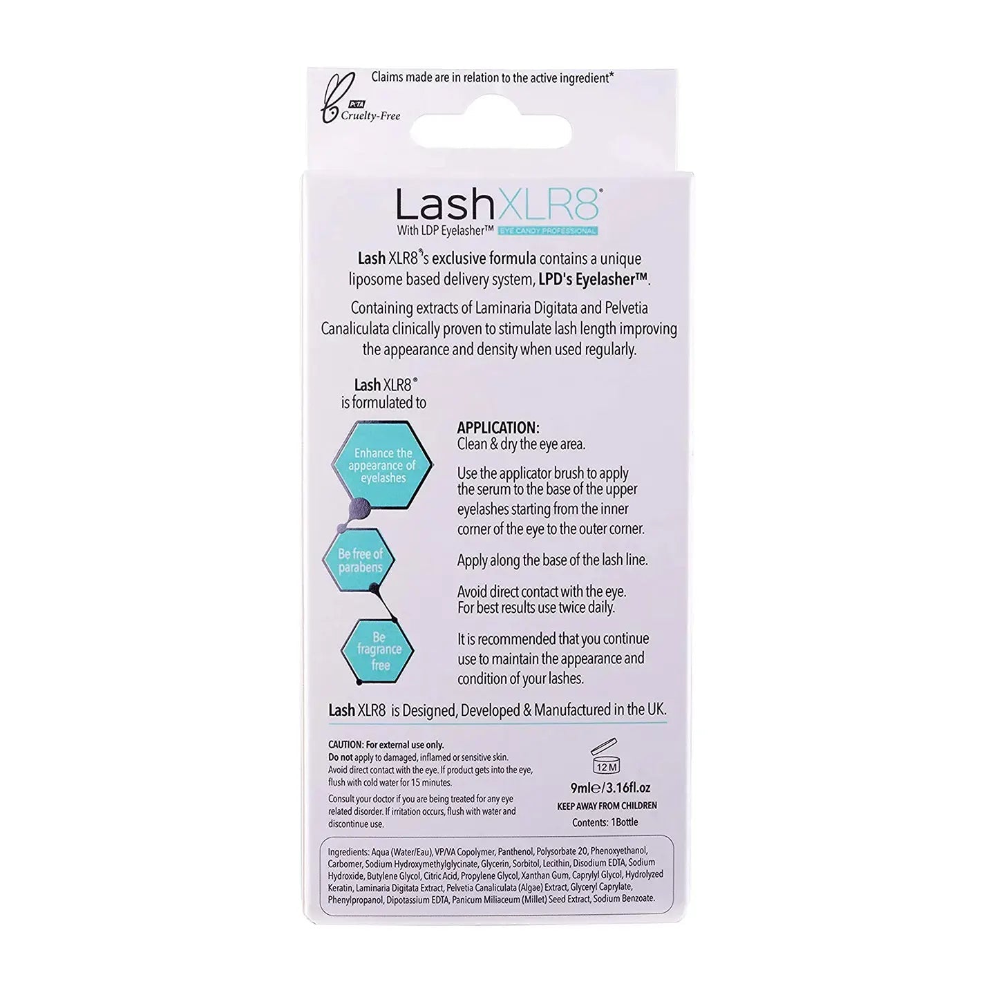 Eye Candy Professional LashXLR8 Eyelash Maximiser Serum 9 Ml