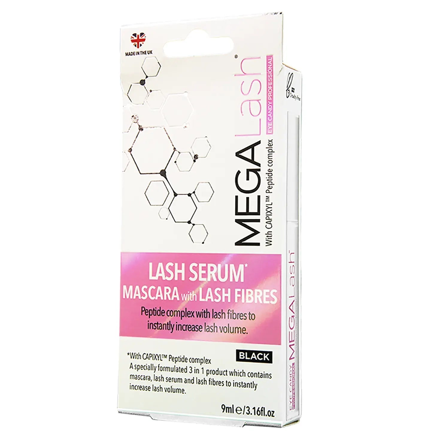 Eye Candy Professional Mega Lash Mascara with CAPIXYL Peptide Complex 9 Ml