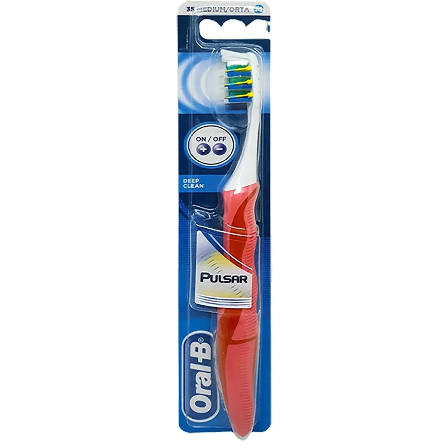 Oral-B Pulsar Deep Clean Battery Toothbrush-Medium 35