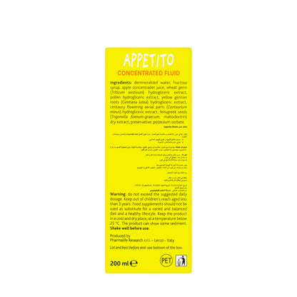 Bimbi Appetito Syrup 200Ml