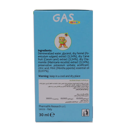 Bimbi Gas Drops 30Ml