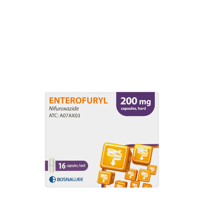Enterofuryl 200Mg 16 Capsules