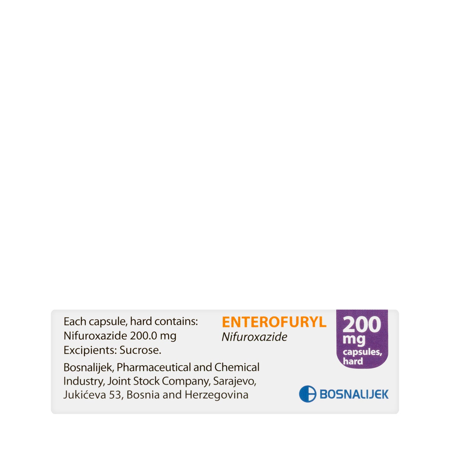 Enterofuryl 200Mg 16 Capsules