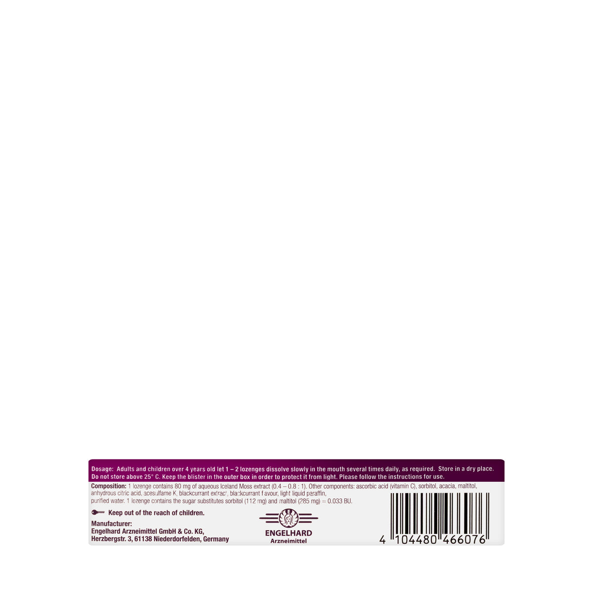 Isla Cassis 30 Lozenges