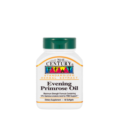 21 Century Evening Primerose Oil 60 Softgel Capsules