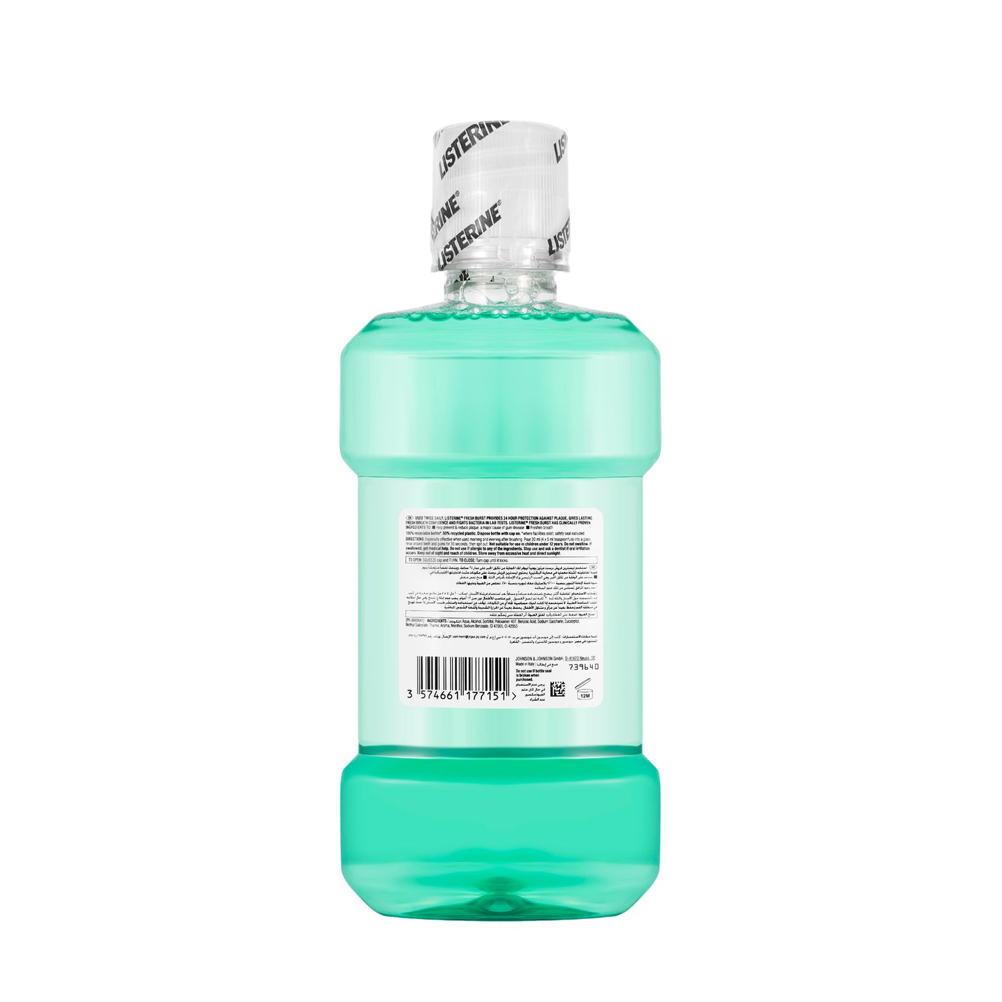 Listerine Fresh Burst Mouthwash 500 Ml
