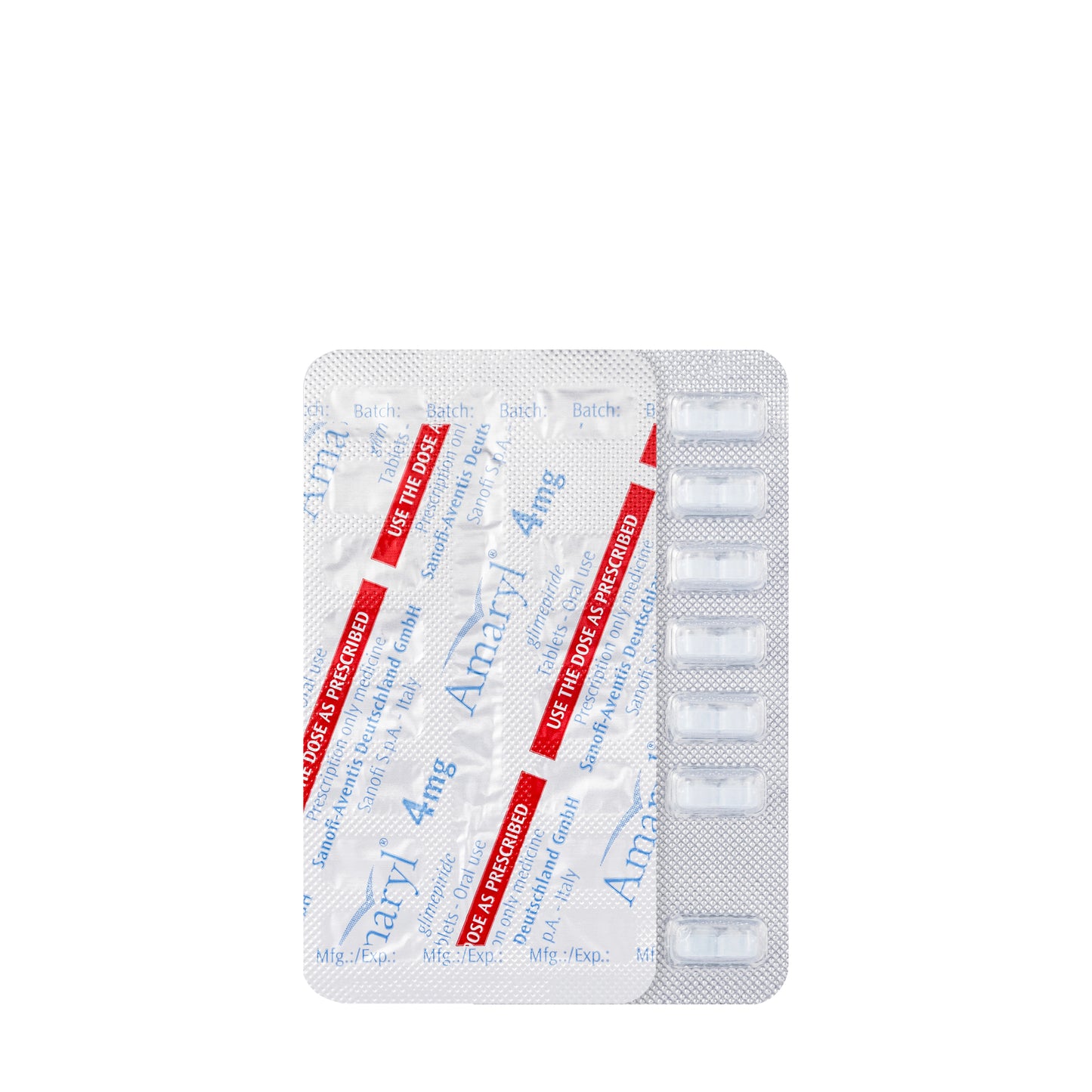 Amaryl 4Mg 30 Tablets
