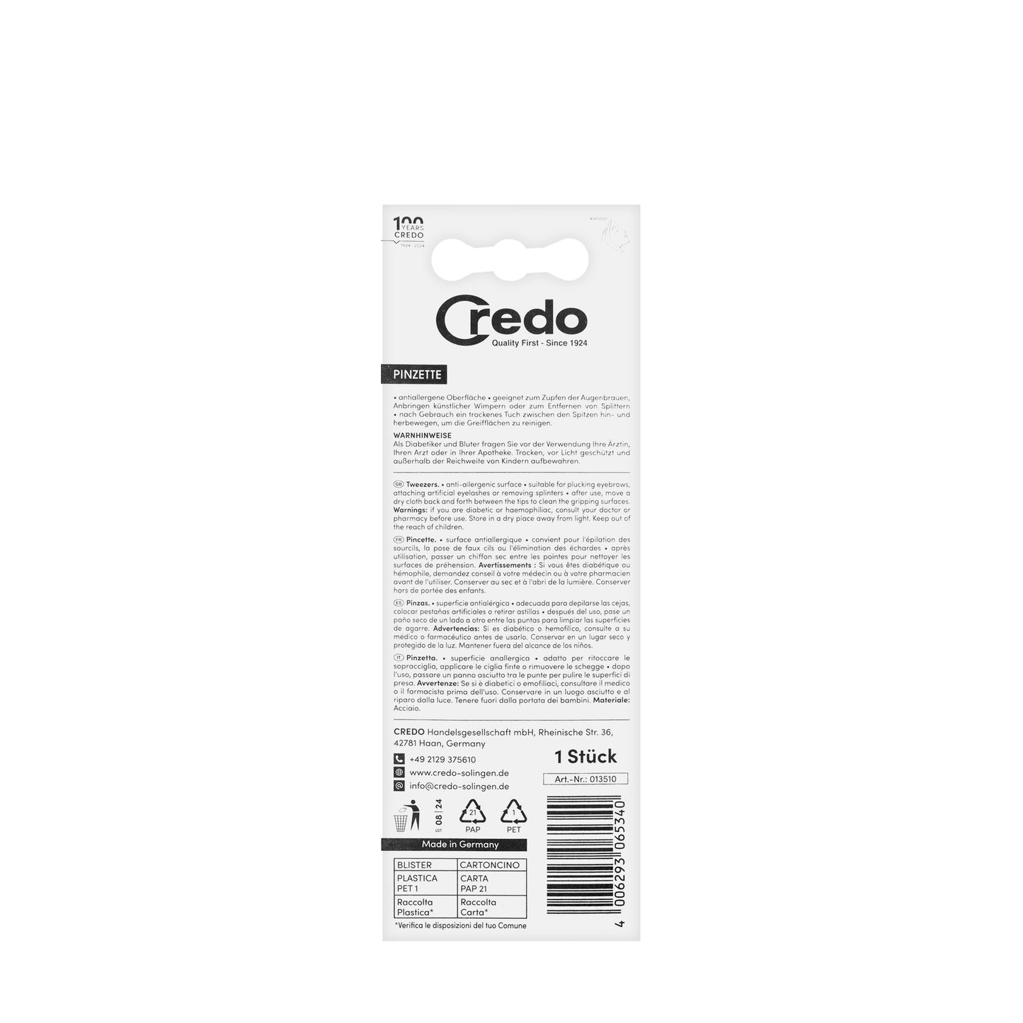 Credo Tweezer Lopsided 13510