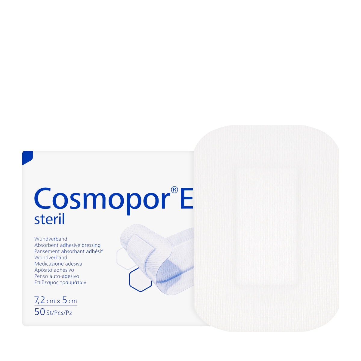 Hartmann Cosmopor E 7.2X5Cm 50 Pieces