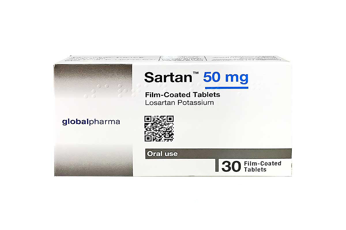 Sartan 50 mg 30 Tablets