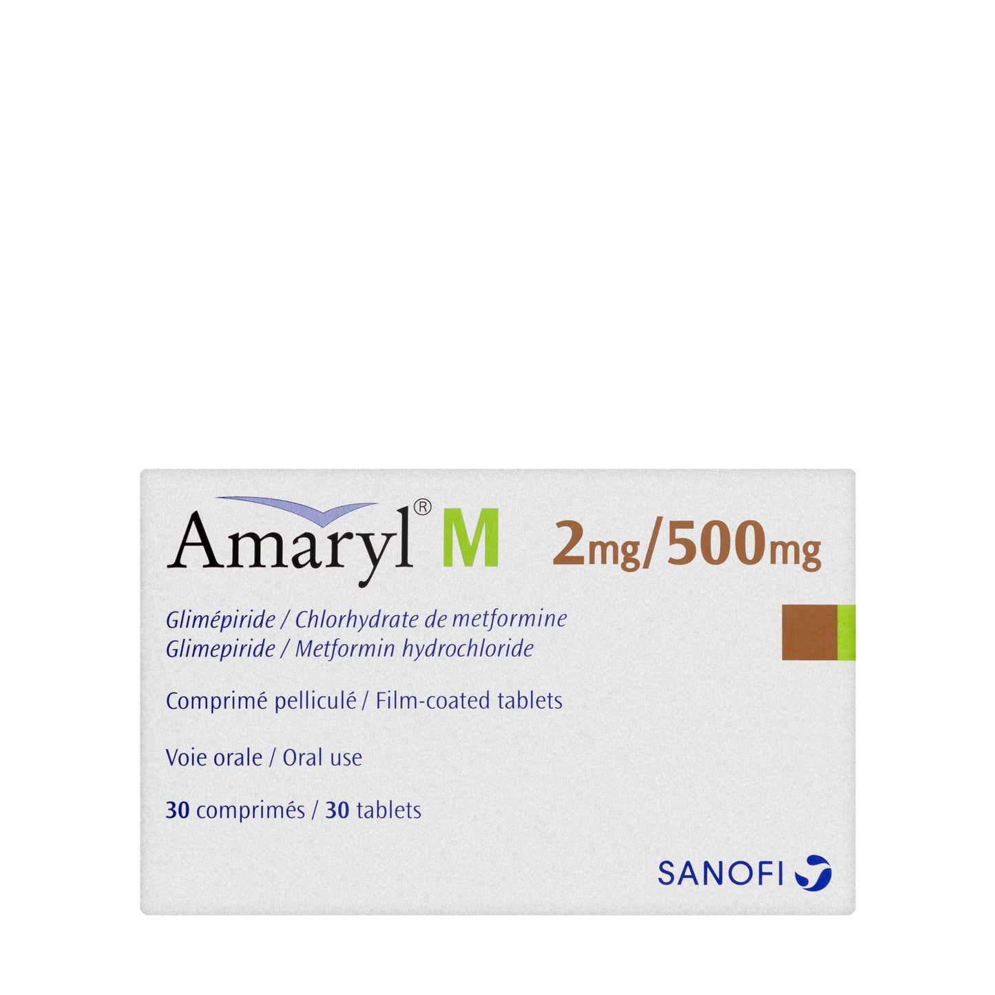 Amaryl M 2/500Mg 30 Tablets