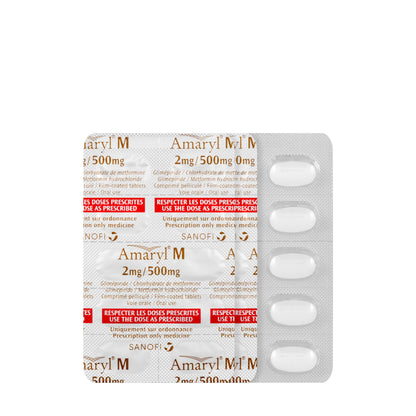 Amaryl M 2/500Mg 30 Tablets