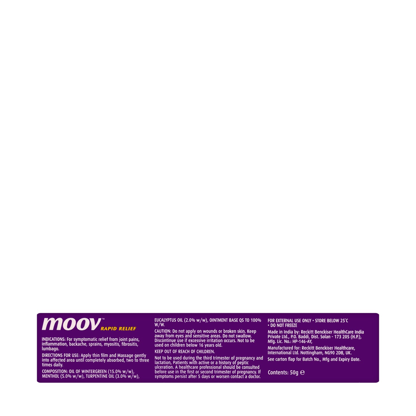 Moov Cream 50Gm