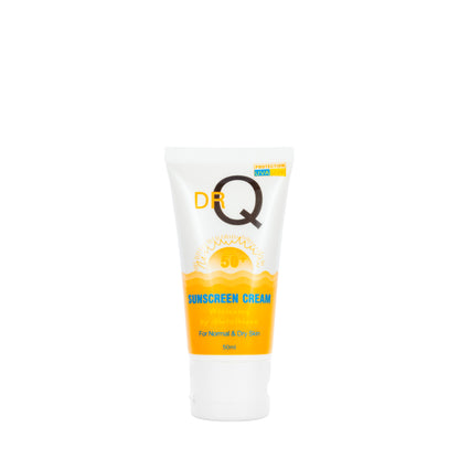 DR Q Sunscreen Cream SPF 50+ Whitening by Glutathione for Normal And Dry Skin 50 Ml