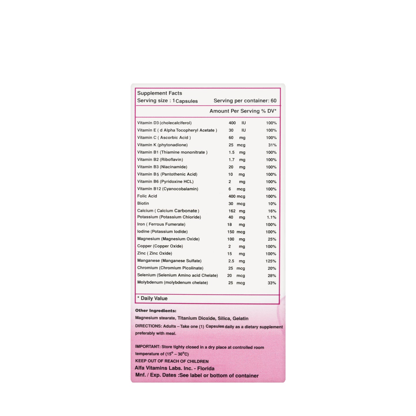 Ultra Pregnamax 60 Capsule