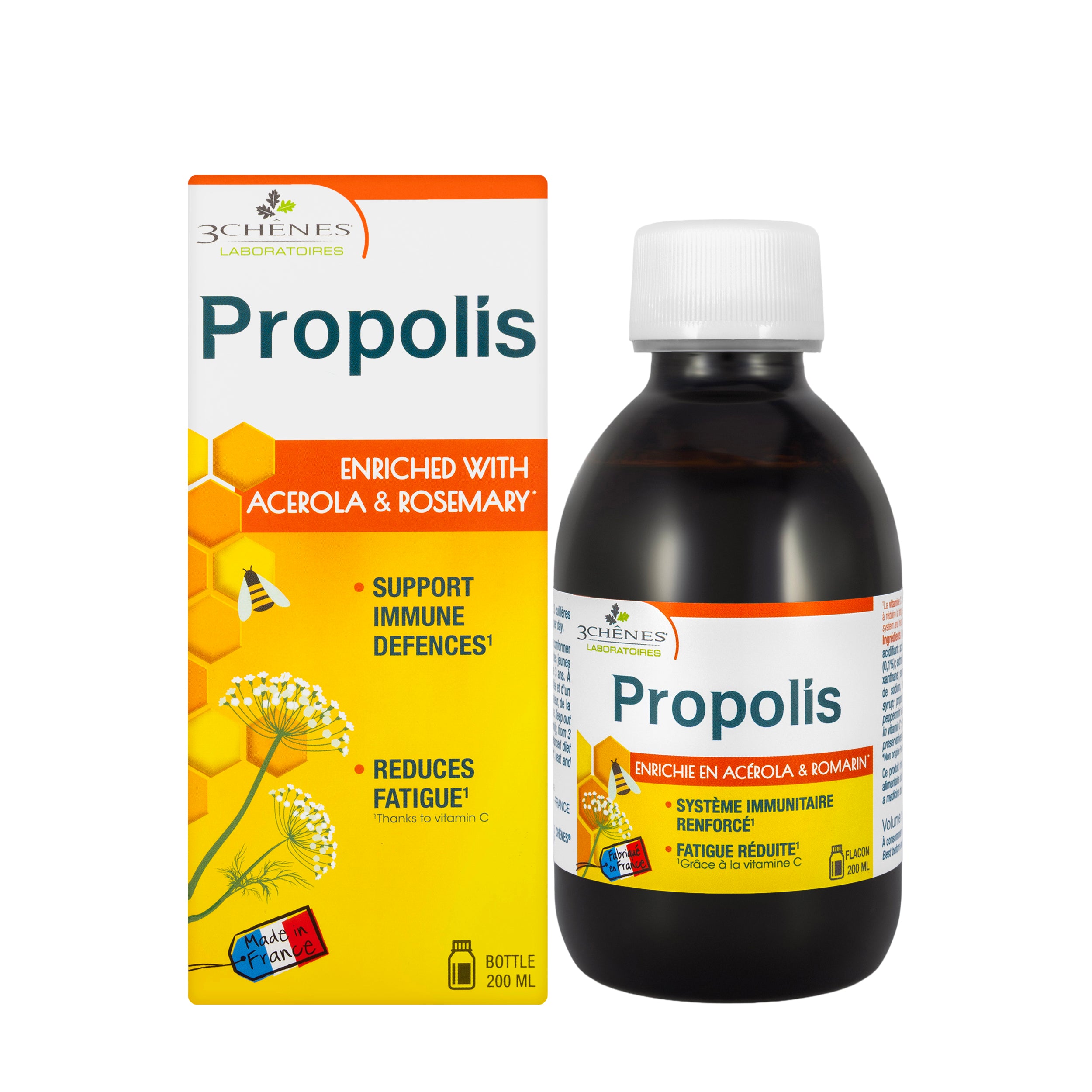 3 Chenes Propolis Syrup 200 Ml