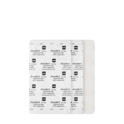Avodart 0.5Mg 30 Capsules