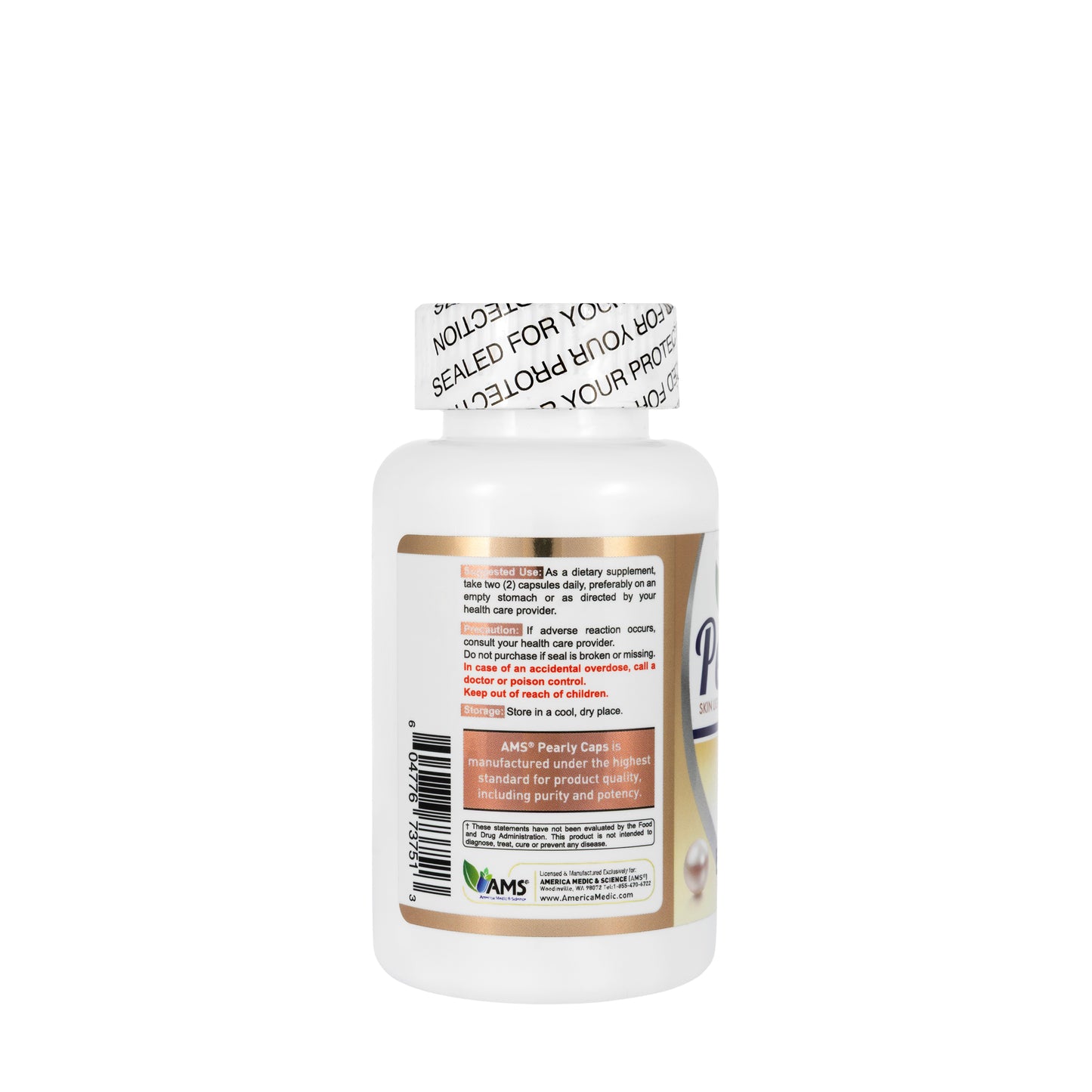 AMS Pearly Caps Glutathione 60 Capsules