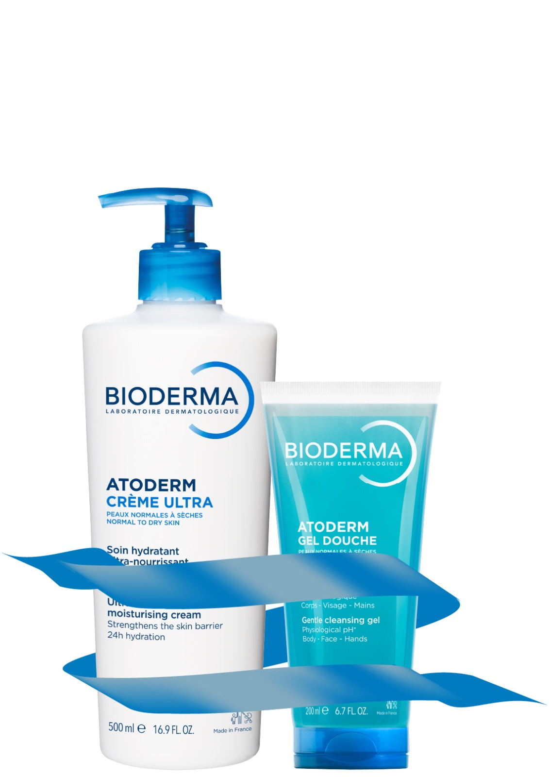 Bioderma Atoderm Nourishing Cream 500ml + Shower Gel 200ml Offer Pack