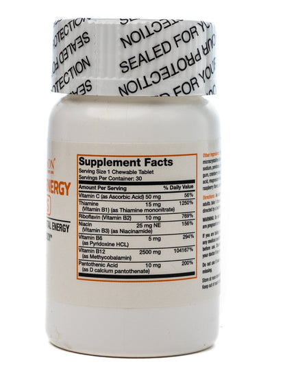 Bronson Shot Of Energy Plus 30 Chewable Tablets
