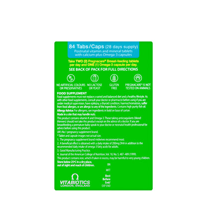 Vitabiotics Pregnacare Breast Feeding 56 Tablets+28 Capsules