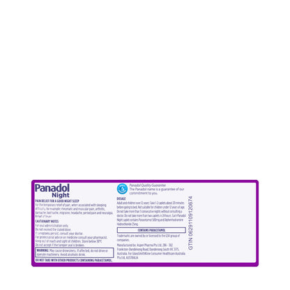 Panadol Night 24 Tablets