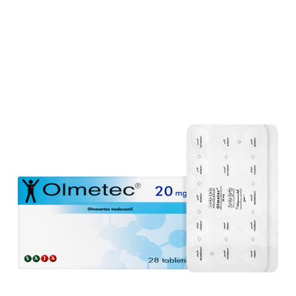 Olmetec 20Mg 28 Tablets