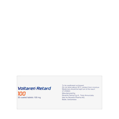 Voltaren 100Mg [Retard] 30 Tablets