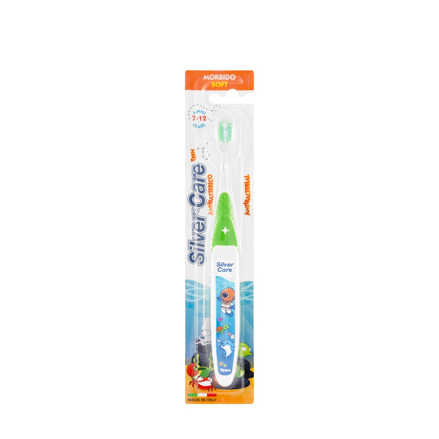 Silver Care Teen Antibacterial Soft Toothrush-7-12Years-4334