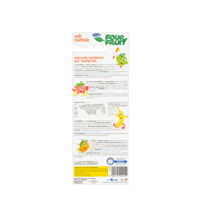 Piave Four Fruit 3+Years ToothPaste& Toothbrush-Soft [2445]